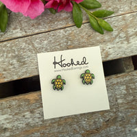 Tranquil Turtle Stud Earrings