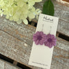 Lavender Gerbera Earrings