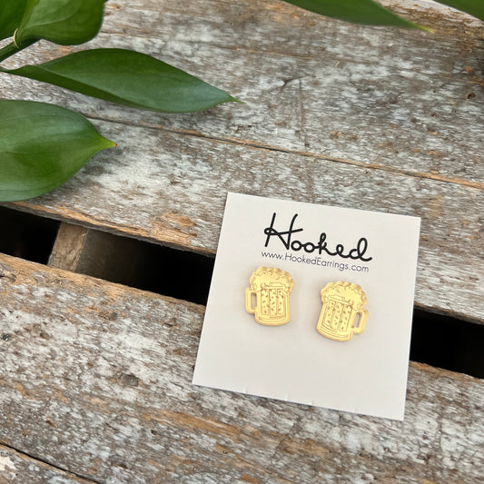Etched Pint Studs