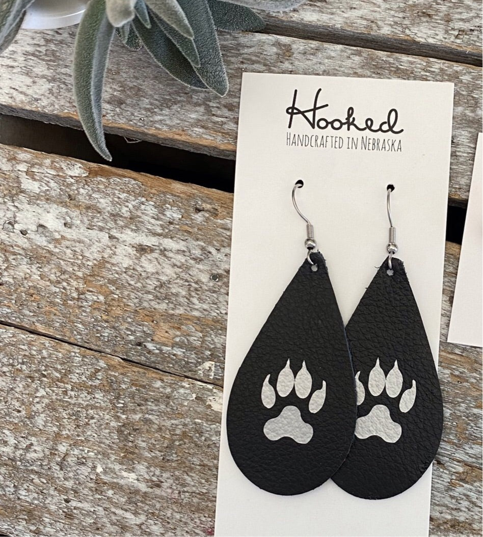 Custom School / Mascot Teardrop Earrings - Medium