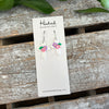 Faith Floral Dangle Earrings - Medium