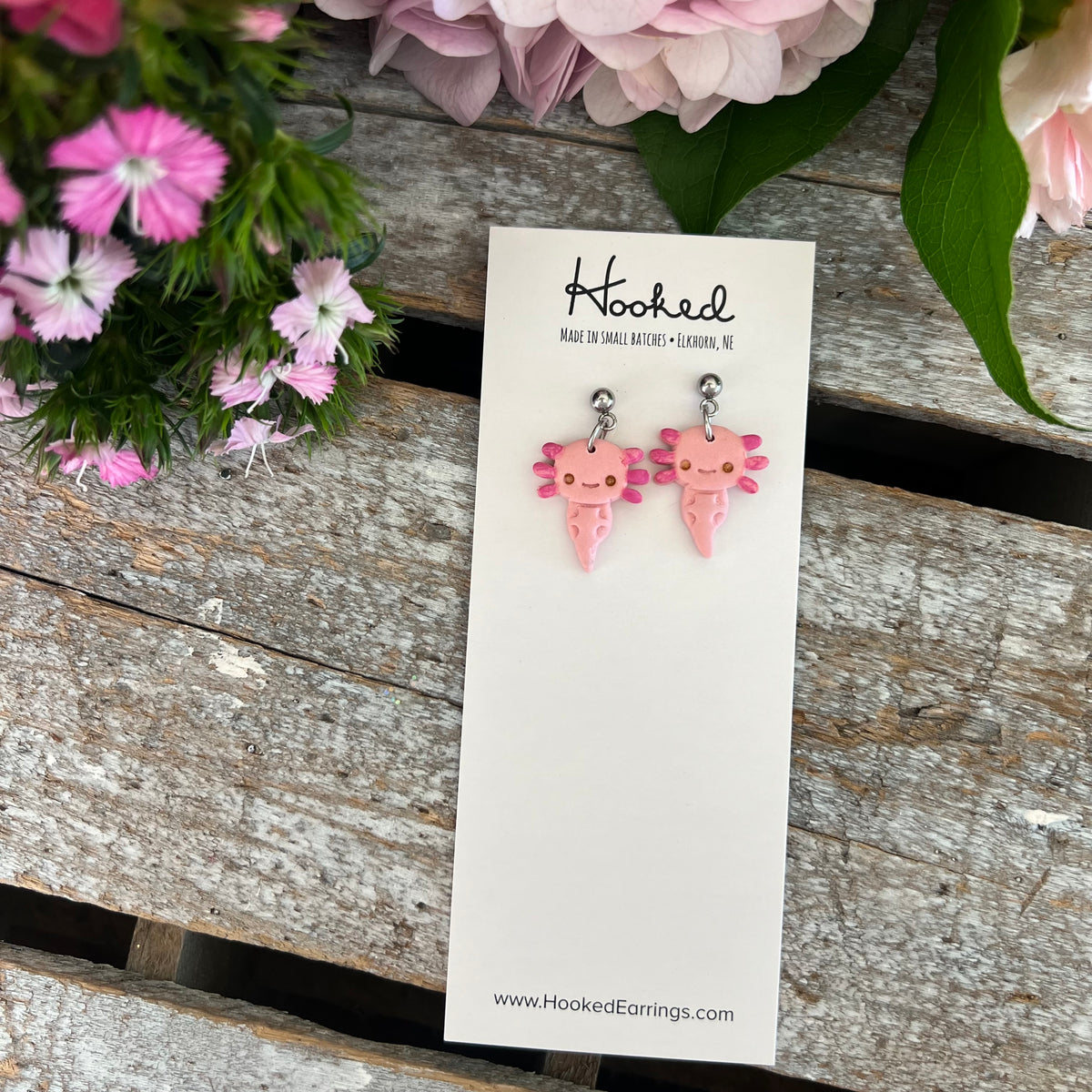 Axolotl Earrings