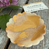 Scalloped Ring Dish - Gold & Opal Swirl