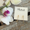 Golden Sunburst Hoop Earrings
