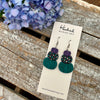 Toil and Trouble Stacked Pumpkin Earrings
