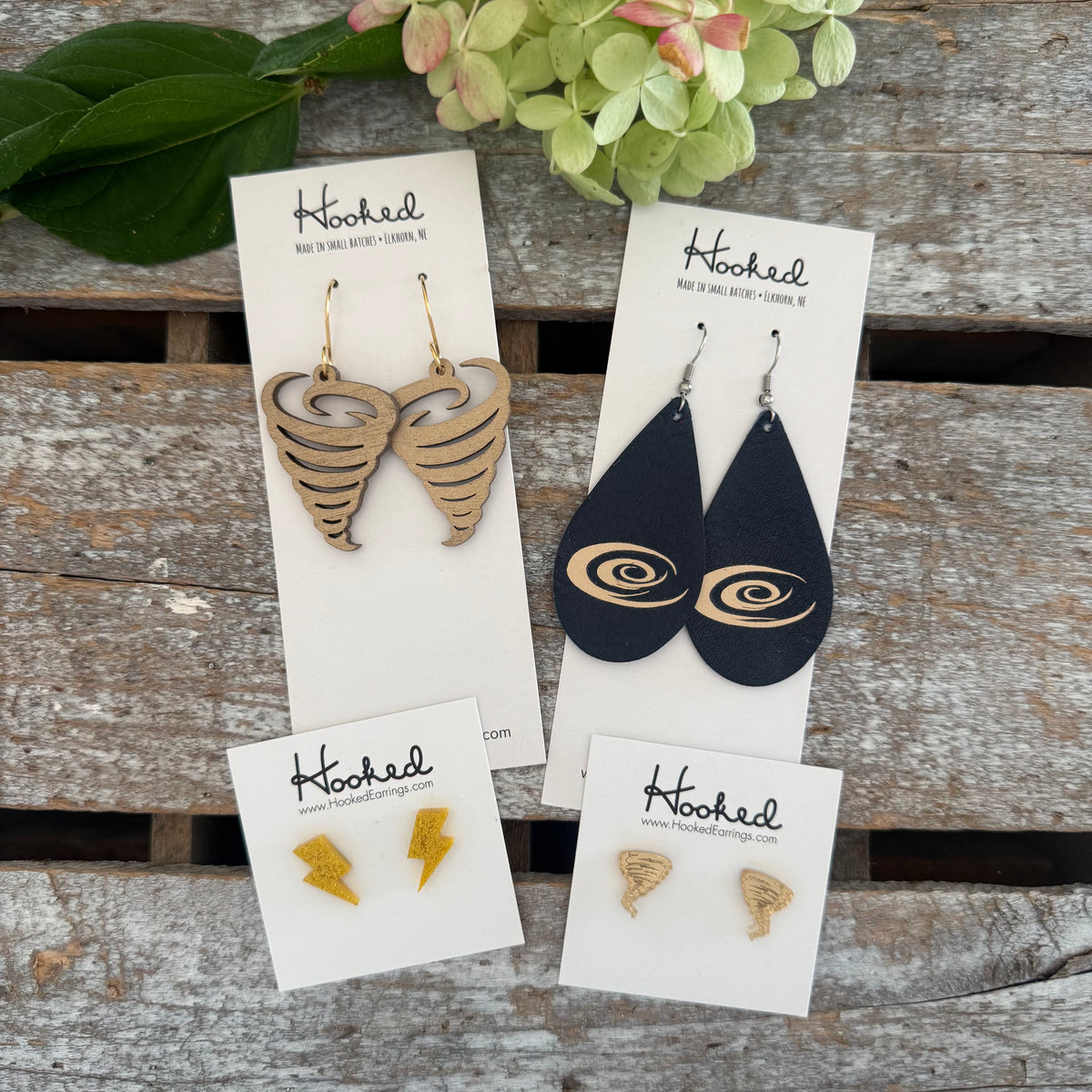 Lightning Bolt Studs