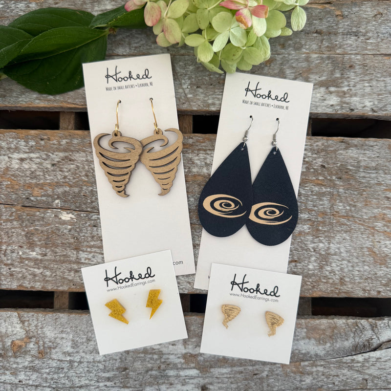 Lightning Bolt Studs