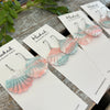 Sea Shell Cutout Pool Earrings - Waterproof