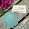 Scalloped Ring Dish - Ice Blue Lace