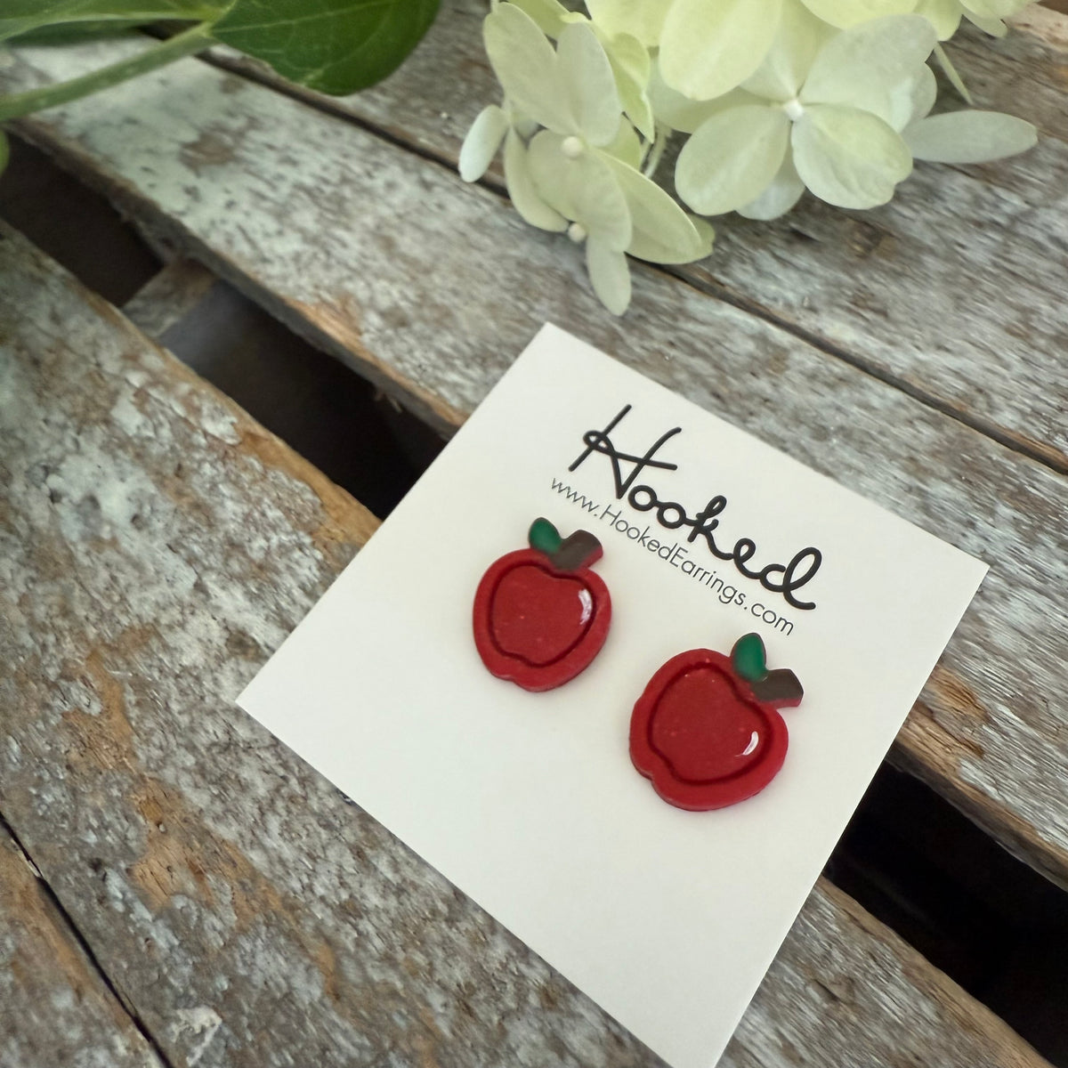 A+ Apple Stud Earrings