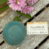 Scalloped Ring Dish - Turquoise and Gold Lace