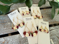 Winter Blooms - Bouquet Earrings - Medium