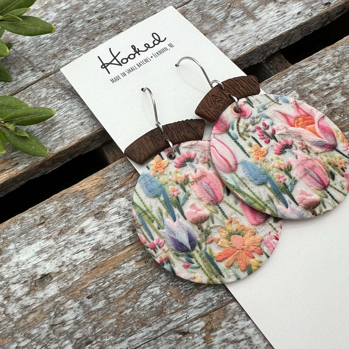 Tulip Garden Suspended Stack Earrings