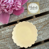 Scalloped Ring Dish - Ivory Speckle