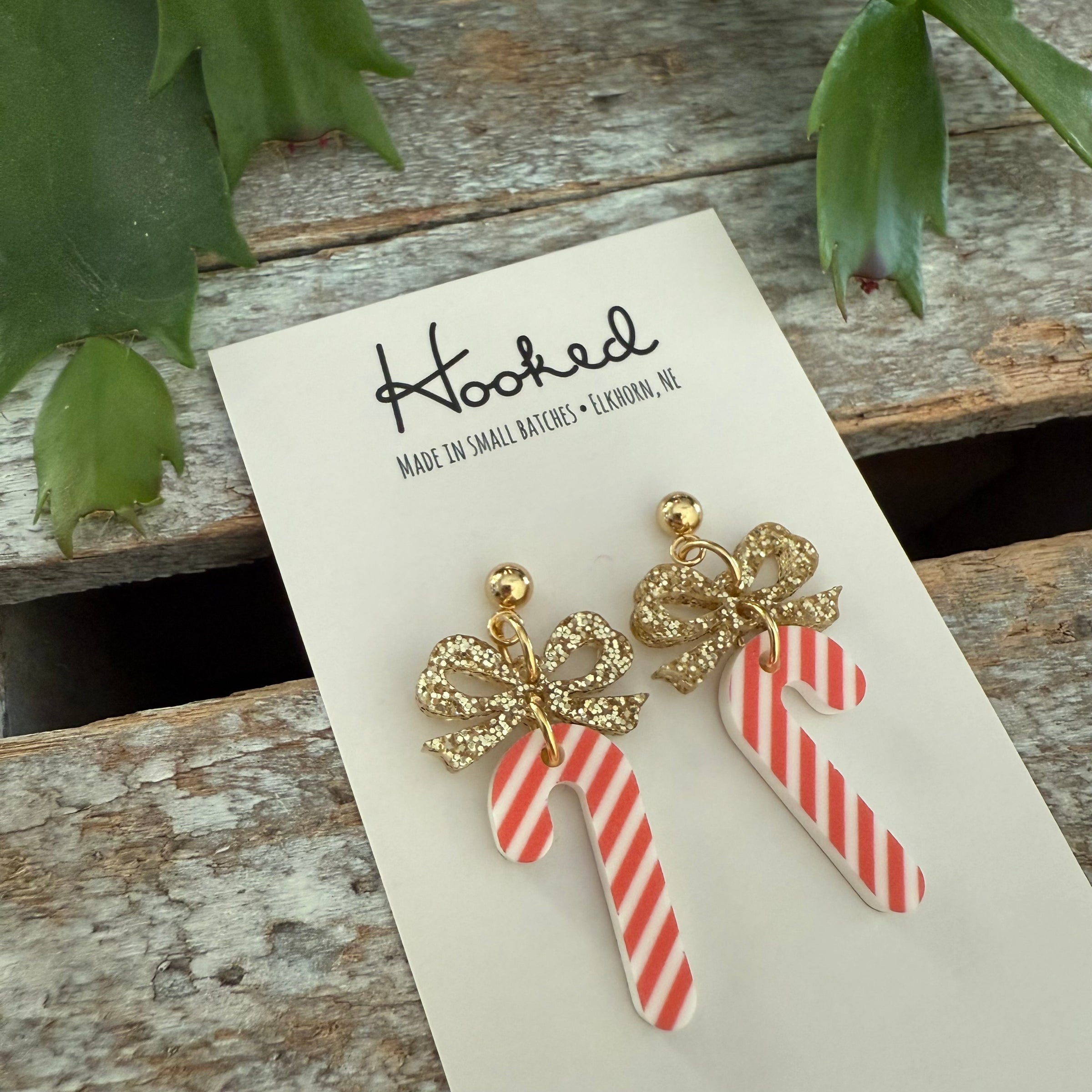 Twinkle Cane Earrings