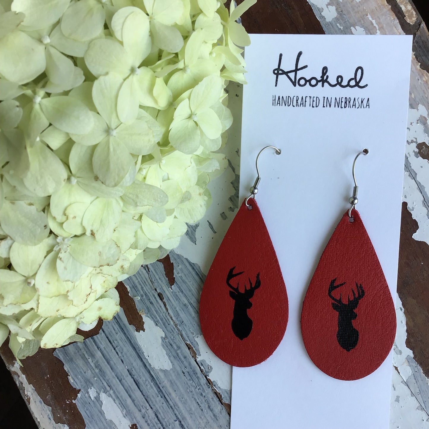 Custom School / Mascot Teardrop Earrings - Medium