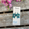 Sea Turtle Cutout Pool Earrings - Waterproof