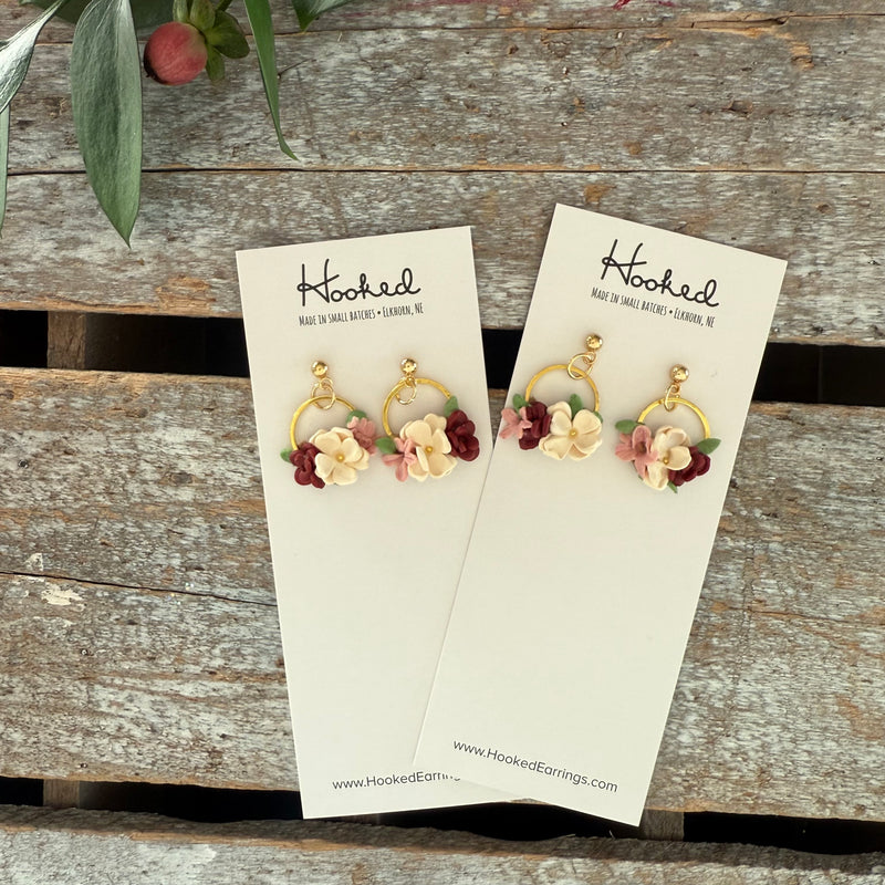 Winter Blooms - Bouquet Earrings - Extra Small