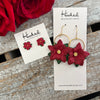 Picturesque Poinsettia Earrings