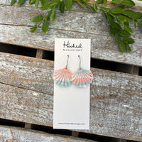 Sea Shell Cutout Pool Earrings - Waterproof