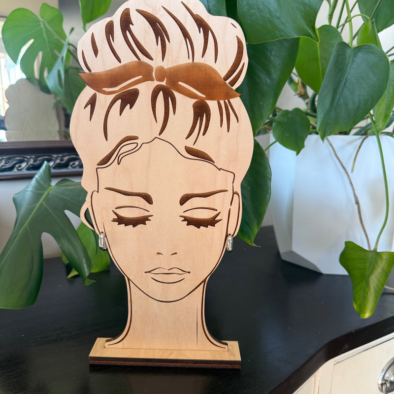 Chunky Hoop Earrings - Silver
