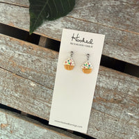 Cupcake Dangle Earrings - Mini
