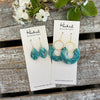 Geode Loop Earrings - Medium