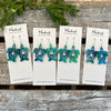 Sea Turtle Cutout Pool Earrings - Waterproof
