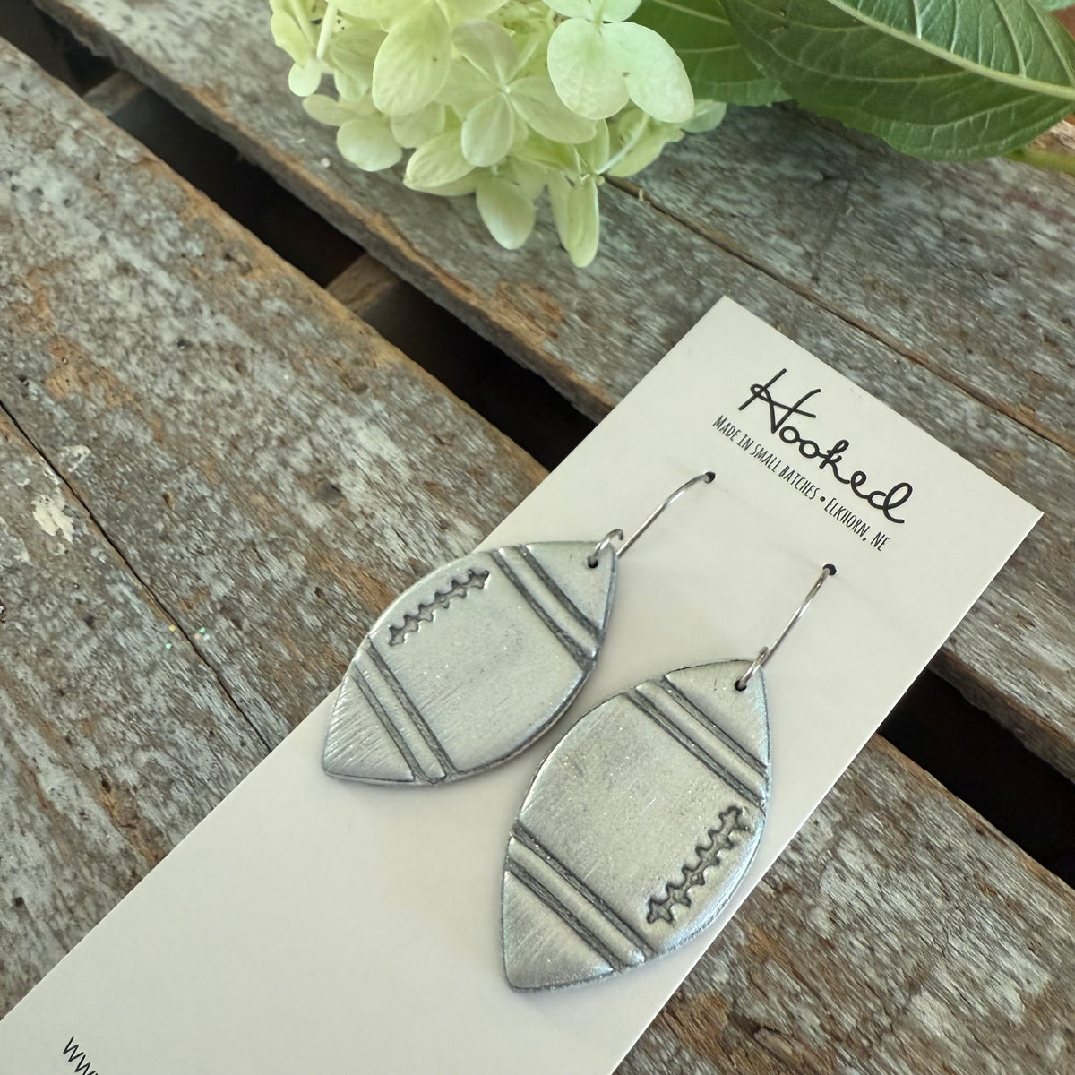 Touchdown Earrings - Silver