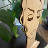 Golden Sunburst Hoop Earrings