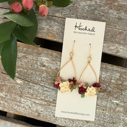 Winter Blooms - Bouquet Earrings - Medium