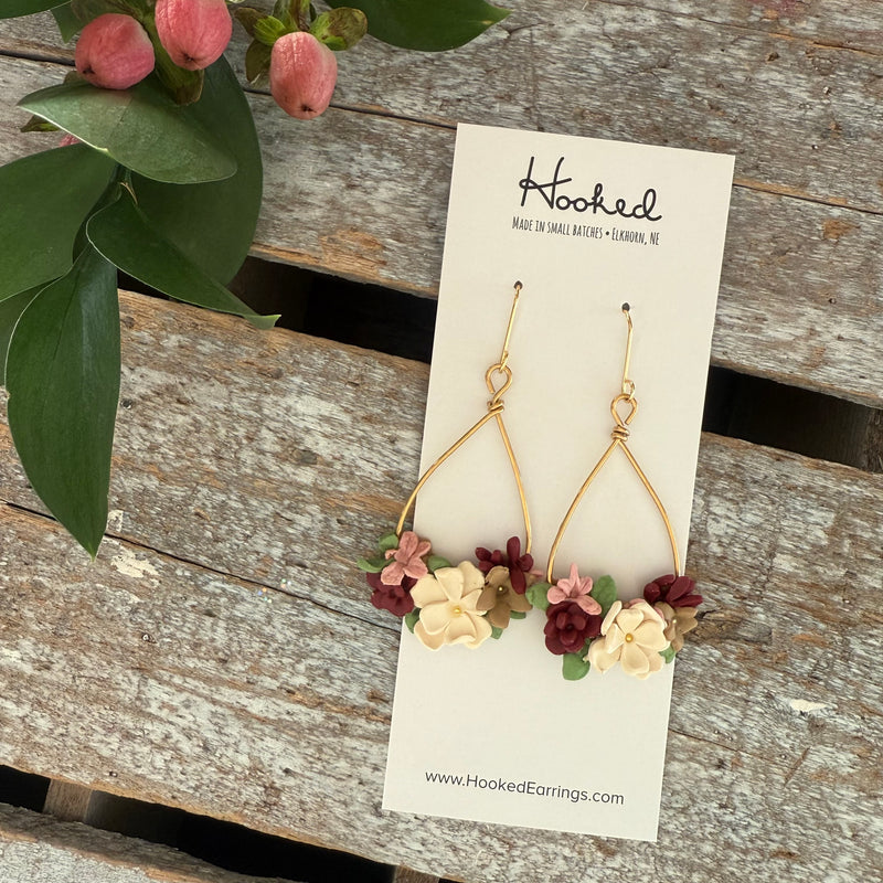 Winter Blooms - Bouquet Earrings - Medium