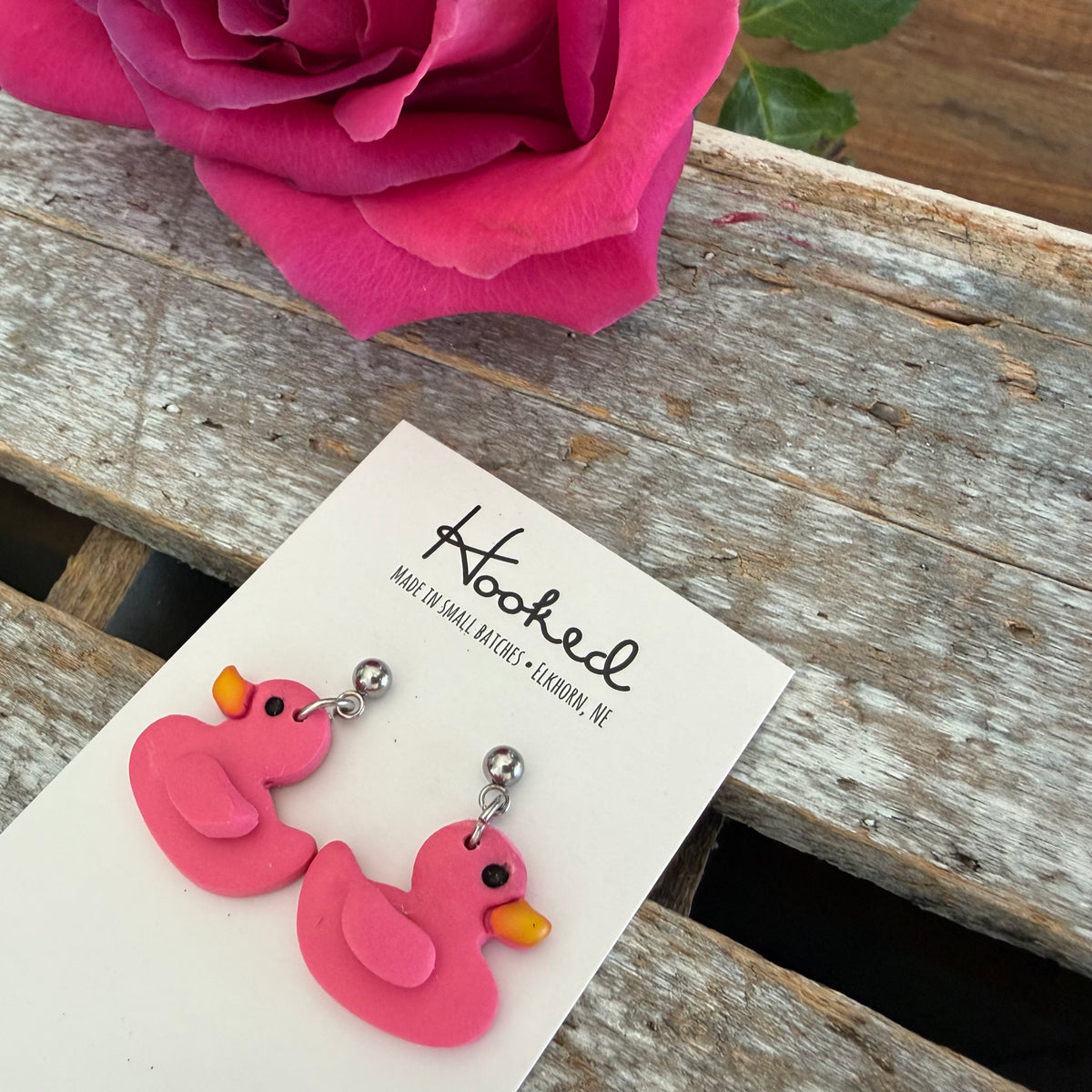 Luck Ducky Dangle Earrings