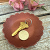 Scalloped Ring Dish - Hammered Bronze