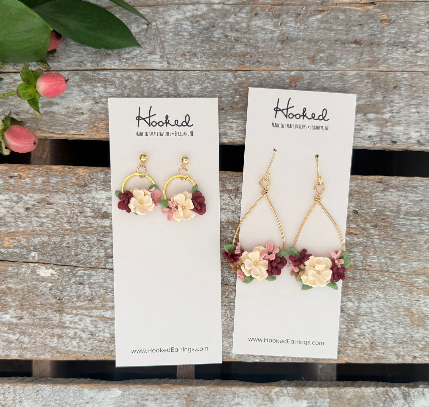 Winter Blooms - Bouquet Earrings - Extra Small