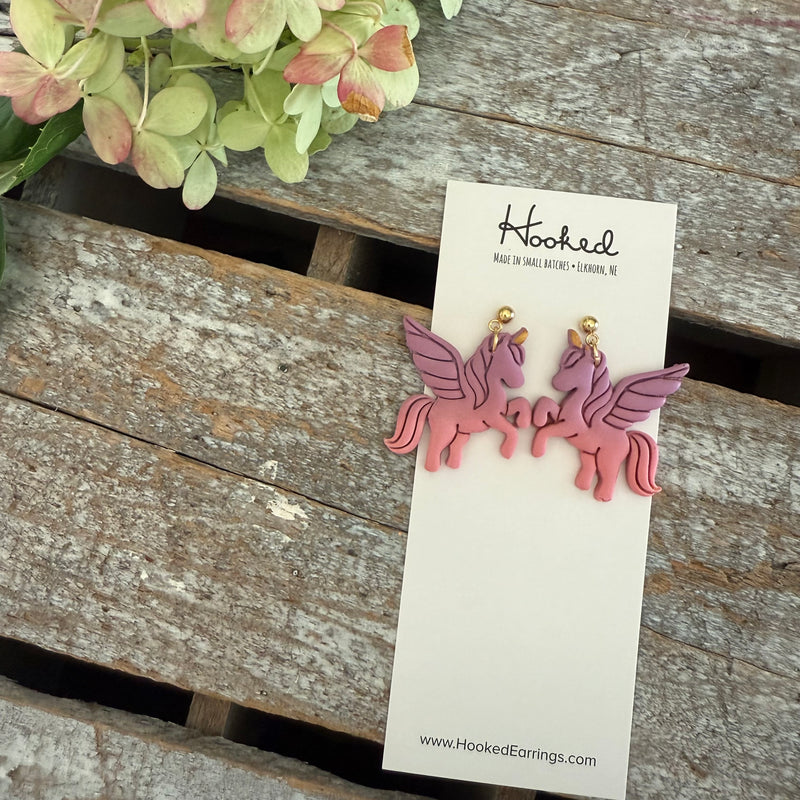 Enchanted Sky Unicorn Earrings
