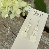 Sandstone Stacked Pebble Earrings