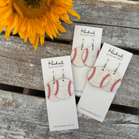 Double Header - Baseball Earrings