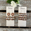 Reading Rectangle Earrings