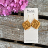Sweater Diamonds in Spun Gold - Medium