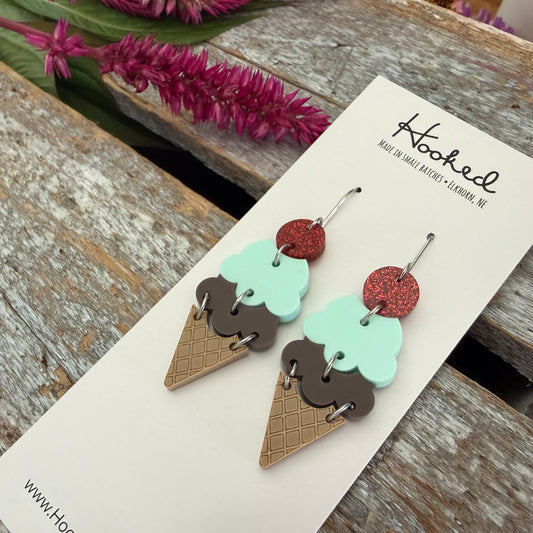Double Scoop Earrings