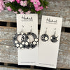 Soccer Mania Circle Cutout Earrings