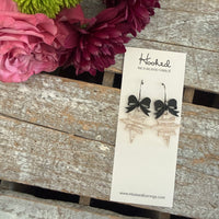 Rose Gold Shining Star Earrings - Medium