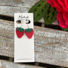 Sweet Strawberry Earrings - Small and Medium