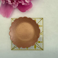 Scalloped Ring Dish - Hammered Bronze