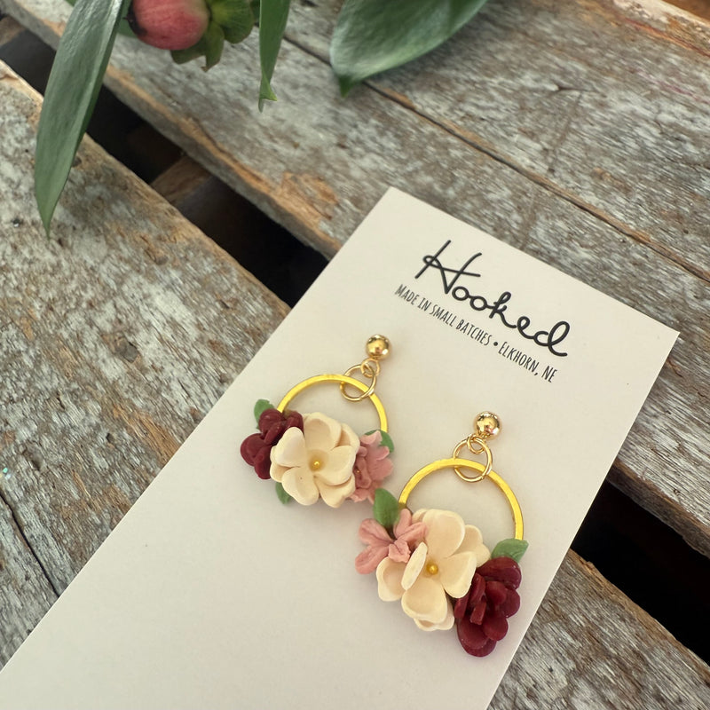 Winter Blooms - Bouquet Earrings - Extra Small