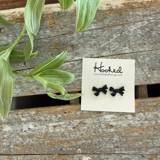 Mini Bow Stud Earrings