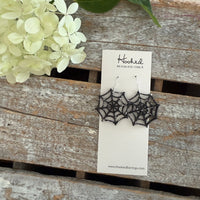 Spider Web Cutout Earrings