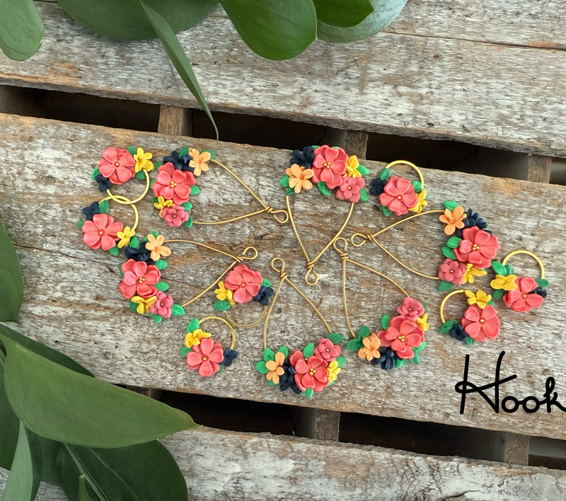 Bright Blooms - Bouquet Earrings - Medium