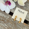 Chunky Hoop Earrings - Gold